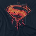 thumbnail image 2 of Batman V Superman Tech Super Logo Unisex Adult T Shirt For Men And Women, 2 of 7