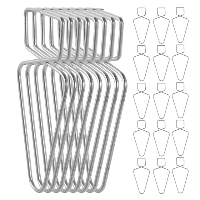 unbranded 30Ud Clips De Acero Para Colgar En De Color Plateado Ideales Para Decoraciones En Casa