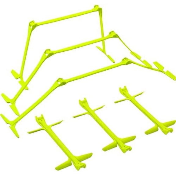 PRO Quick-Click Adjustable Speed Hurdles, Set of 6 | 3 Heights in One (6", 9", 12") | All-in-One Agility & Plyometric Training Hurdles | Patented, Portable & Durable$$Sport & Recreation Other