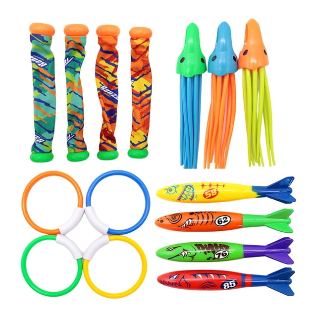 Juguetes de buceo en el agua Sunnimix Juguetes de piscina 15 piezas estilo 1