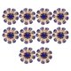 thumbnail image 2 of Material De Metal, Botón De Diamantes De Imitación De Resina, Abrigo, Chaqueta, Accesorios De Ropa, Vestidos, Vestidos De Novia, Tocados Para Sombreros Para El Hogar OTVIAP Rhinestones Button, 2 of 8