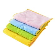 5 Pcs Kitchen Dish Towels Absorbent Earth Tones Clean Microfiber Dishcloth Rags Washcloths