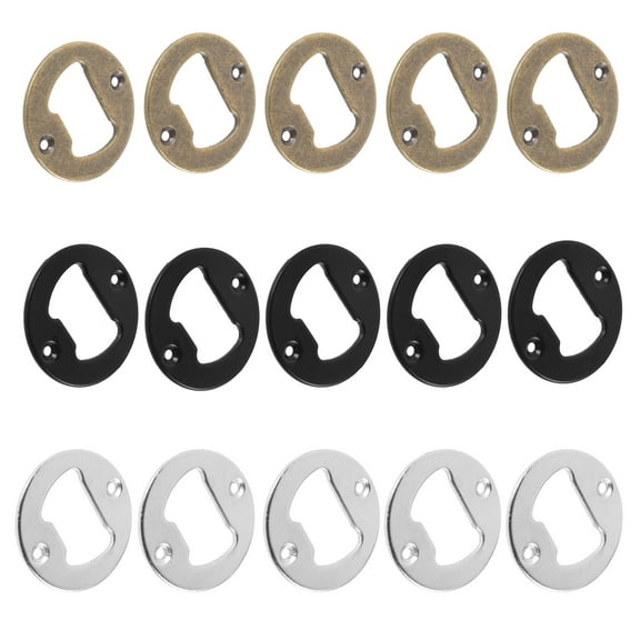 Bottle Opener Insert Kit with Screwdriver and Screws for DIY Use Made of Durable Stainless Steel