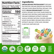 Orgain Organic Vegan 21g Protein Powder, Fruity Cereal, Plant Based Shake Drink, 1.02lb