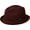 Burgundy, variant on Kangol Men's Tropic Player Cap, White, Large