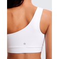 thumbnail image 4 of Top CRZ YOGA Butterluxe con un solo hombro, bajo impacto, blanco, XS, 4 of 5
