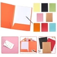 thumbnail image 3 of 1 Pcs Paper File Folder,Expanding File Folder,2 Pockets File Organizer, A4 Letter Size Paper Document Receipt Organizer Filing Folder for Home, Office and Travel,8.66x12.59in,6 Pastel Colors(Khaki), 3 of 3