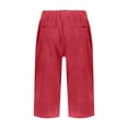thumbnail image 4 of SUYIDA Women's Casual Elastic Waistband Loose Fit Shorts with Pockets Breathable Soft Stretchable Lightweight for Summer Outdoor Walking Hiking and Daily Wear Comfortable Classic Stylish, 4 of 4