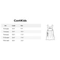 thumbnail image 5 of ContiKids Toddler Girls Floral Velvet Skirted Overalls Sleeveless Overall Dress Outfit 4-5 Years, 5 of 5