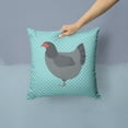 thumbnail image 2 of Carolines Treasures BB8009PW1414 Jersey Giant Chicken Blue Check Fabric Decorative Pillow, 14 x 14 in., 2 of 4
