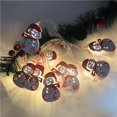 thumbnail image 3 of Bearachild Cadena de lámpara de decoración 20 LED / 117.9 Pulgadas Cadena de lámpara de ambiente de muñeco de nieve Alimentado por Luz Iluminación navideña Bearachild HA013431-00, 3 of 5