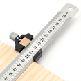 thumbnail image 3 of Steel Ruler Positioning Block Gauge 45degree Angle Line Marking Gauge Scriber Locator DIY Carpentry Scriber Tools, 3 of 6