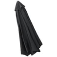 thumbnail image 1 of Fabric Parasol Canopy Cover Garden Umbrella Covers Garden Shade 2.7meter 8 Rib Black, 1 of 6