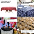 thumbnail image 3 of Efavormart 60"x102" Big Payette Black Sequin Rectangle Tablecloth, 3 of 11