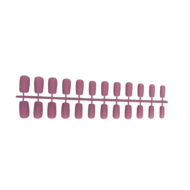 1 Set Glue on Nails Medium Length Files Manicure Kit Stick Full Cover Wraps Art Decals Artificial Beauty Tool Manicure Kit Decorations 24