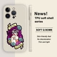 thumbnail image 1 of Actualice la protección de su iPhone con una cubierta de teléfono de TPU a prueba de golpes, única y vibrante, con estampado de dibujos animados, 1 of 4
