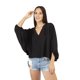 thumbnail image 1 of Blusa cuello V manga amplia AMAD Casual para mujer Talla L, 1 of 6