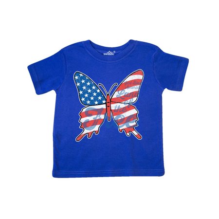 

Inktastic Patriotic Butterfly Gift Toddler Toddler Girl T-Shirt