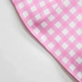 thumbnail image 4 of HAWEE Princess Pink Dress for Girls Pink Costume Plaid Sleeveless Sundress With Accessories Halloween Birthday Party, 4 of 6