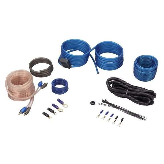 Rockville RWK10 10 Gauge Amp Installation Kit ANL Fuse Holder 100% Copper RCA