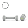 thumbnail image 2 of Juego de 2 Mancuernas Grit Set de Mancuernas 1 kg Recubiertas de Neopreno Antideslizantes, 2 of 5