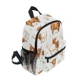 thumbnail image 2 of ALAZA Highland Cattle Flower-w2 School Backpack Small Bookbag Mini Bags, 2 of 6