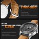 thumbnail image 4 of RELOJES NORTH EDGE MACH PILLIT Watch Watch Solar Watch Para Hombres Visión Nocturna de Cronógrafo Impermable de 50 M Que Dura Hasta 180 Días RelOJ Solar, 4 of 7