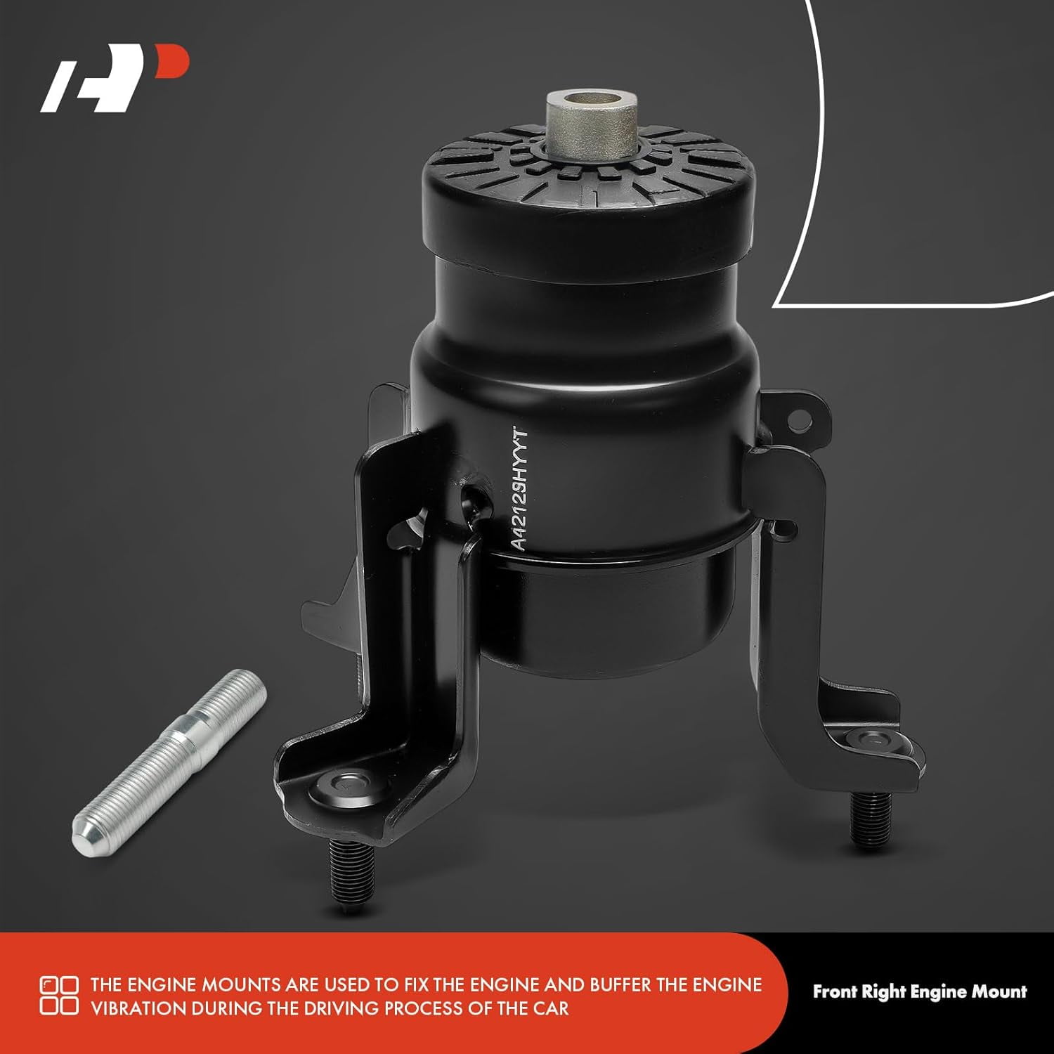 A-Premium Front Engine Motor Mount Compatible with Toyota Camry 2018-2024, Avalon 2019-2022 & Lexus ES300h 2019-2024, 2.5L