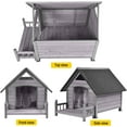 thumbnail image 3 of Aivituvin Outdoor Dog House, Puppy Shelter, Anti-Bite Design for Medium Dogs with Porch, 3 of 15