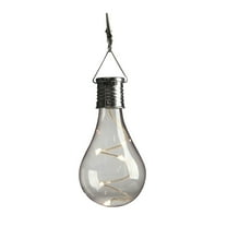 Darzheoy LED 0.6W Warm White Waterproof Hanging Light Bulb, Solar Powered