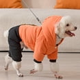 thumbnail image 6 of Windproof Dog Winter Coat Waterproof Dog Jacket Warm Dog Vest Cold Weather Pet Apparel with 2 Layers Fleece Lined, 6 of 8