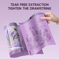 thumbnail image 2 of Lavender Scented Small Garbage Bags Trash 4 Gallon Drawstring For Bathroom Office Bedroom Car Suitable 2-4 Can Colorful Print Purple 50 Counts, 2 of 7