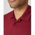 thumbnail image 4 of Hanes Moves Men's Short Sleeve Performance Polo Cardinal Red L, 4 of 5