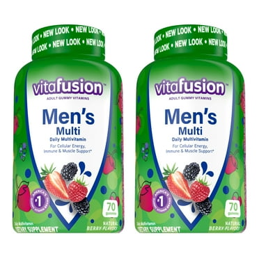 2 Pack - Vitafusion Men's Daily Multivitamin Gummy 70 Each