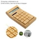 thumbnail image 5 of Calculadora Respetuoso del medio ambiente Bamboo Electronic Calculator Counter Standard Function 12 Digits Solar & Battery Dual Powered para Home Office School Retail Store, 5 of 7