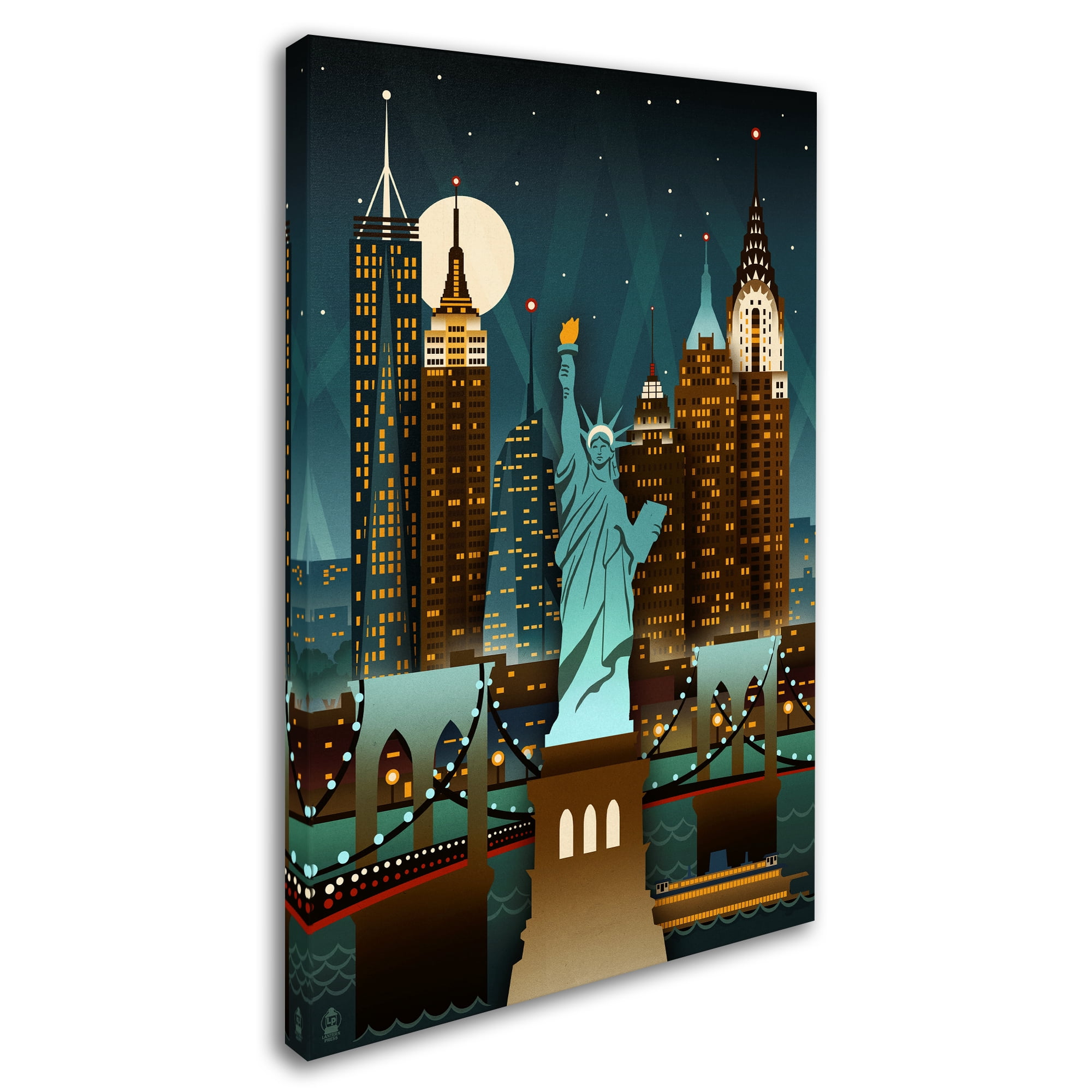 Travel 129' Canvas Art by Lantern Press