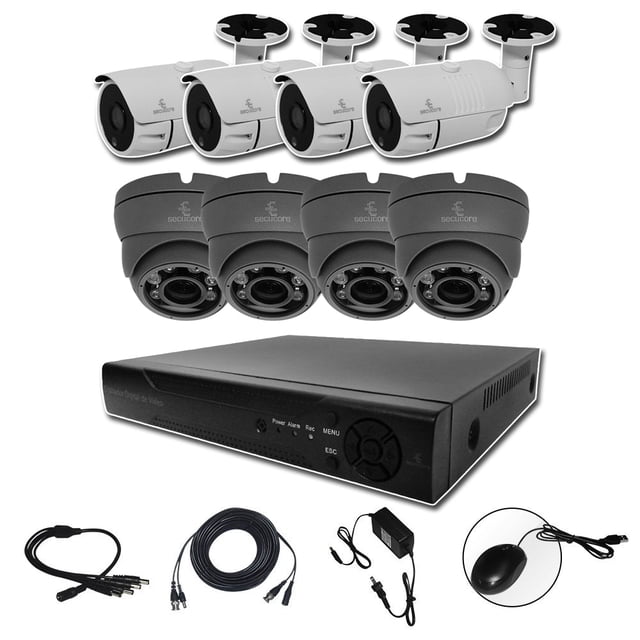 Kit de Video Vigilancia CCTV Secucore 4K 8 Camaras Ultra HD 8 MP