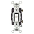 thumbnail image 1 of Switch Leviton, 15 A, palanca unipolar, color blanco, paquete de 1, 1 of 1