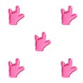 thumbnail image 2 of Matsuzay Resin Epoxy Molds Silicone Jewelry Hand Making Gesture Decorations Chocolate Moulds Sign Necklace Gifts Shiny Rock Art Type2 NO2, 2 of 6