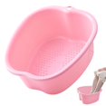 thumbnail image 1 of Chpbolly Bañera para remojar pies, Lavabo para pies de gran tamaño, Cubo resistente para remojar pies, masajeador, bañera, exfoliación, callos, pedicura, spa para pies, cubo para mujeres y hombres (ro, 1 of 5