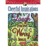 TERESA GOODRIDGE Adult Coloring Books: Calm Creative Haven Cheerful Inspirations Coloring Book, (Paperback)