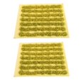 thumbnail image 1 of 2 piezas de césped artificial para ferrocarril para decoración de paisajes en miniatura. Amarillo, 1 of 9