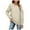 Beige##1, variant on jsaierl Sweatshirt for Women Cute Solid Color Sweatshirts Crewneck Holiday Pullover Tops Comfort Long Sleeve Blouses