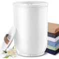 thumbnail image 1 of Calentador de toallas FLYHIT grande para baño con mango de madera calefactado, 1 of 7