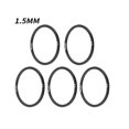 thumbnail image 3 of 5pcs Bike Bottom Bracket Gasket Crank Washer 1.5/2/2.5/3mm Aluminum Alloy Bicycle Cassette Crankset Washer for BB68 BB73 BB90 BB92 Adjust Washer, 3 of 3