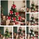 thumbnail image 1 of Adorno Navideño de Tela con Escena Navideña Recortada | Adorno Dorado de Plástico de 22 X 20 Cm | Decoración Navideña para Fiestas y Bodas, 1 of 6