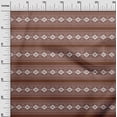 thumbnail image 2 of oneOone Georgette Viscose Fabric Geometric Block Print Fabric BTY 42 Inch Wide, 2 of 4