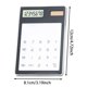 thumbnail image 3 of Calculadoras Básicas Transparentes Calculadora Digital Pequeña Calculadoras De Escritorio Con Energía Solar Calculadora De Bolsillo Para Estudiantes Mini Calculadora De Mano Calculadora Básica Están, 3 of 5