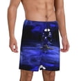 thumbnail image 2 of Sikiie Steel Skull Mens Pajama Shorts, Lightweight Lounge Pant with Pockets Soft Sleep Pj Shorts for MenLarge, 2 of 6