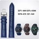 thumbnail image 2 of Correa de piel de vaca para reloj Casio Ocean Heart EFB-670/530 EFV-600 EFS-S500, 18 mm, 20 mm y 22 mm, color negro y azul, 2 of 5